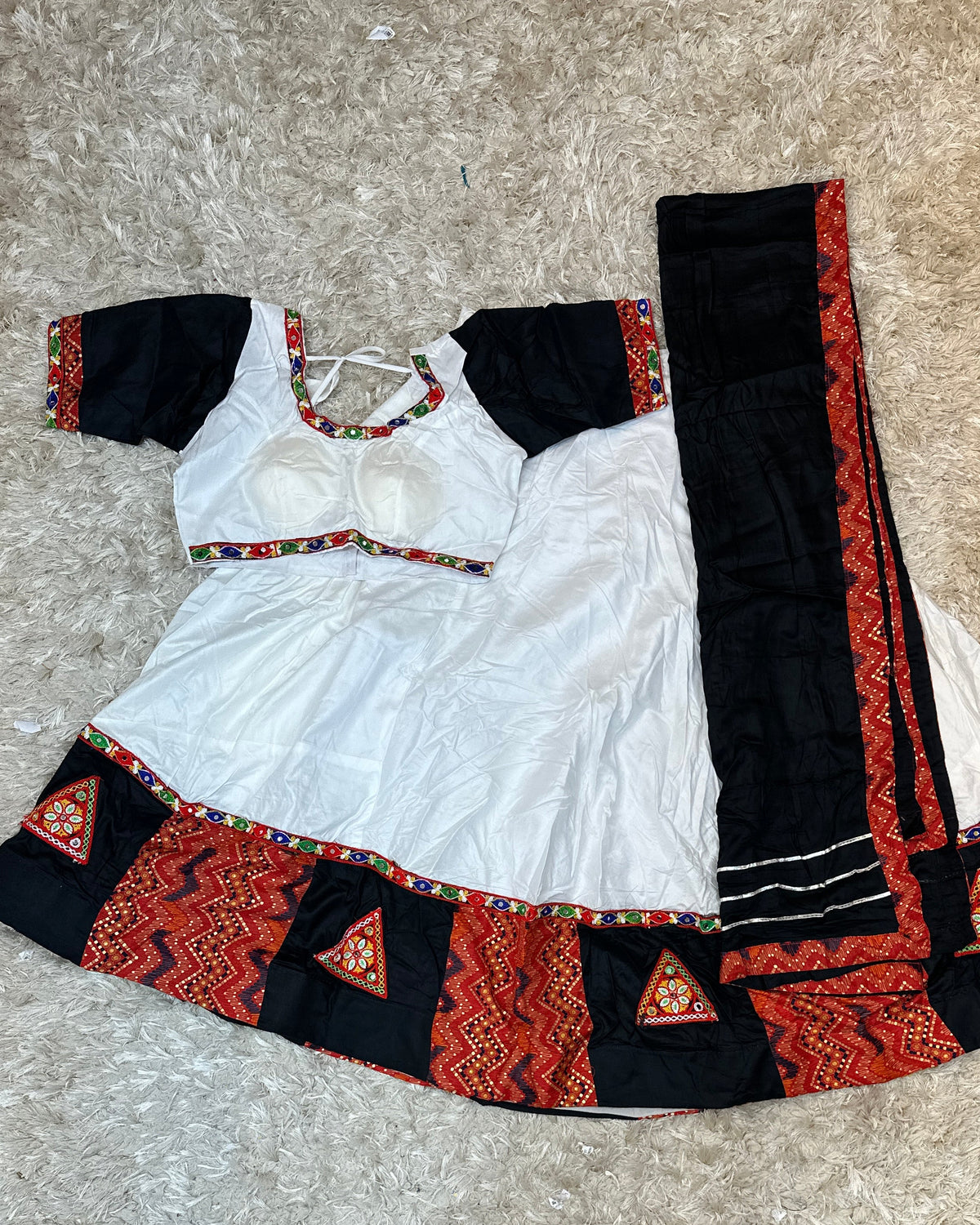 Kutchi Embroidered Navratri Lehenga Choli