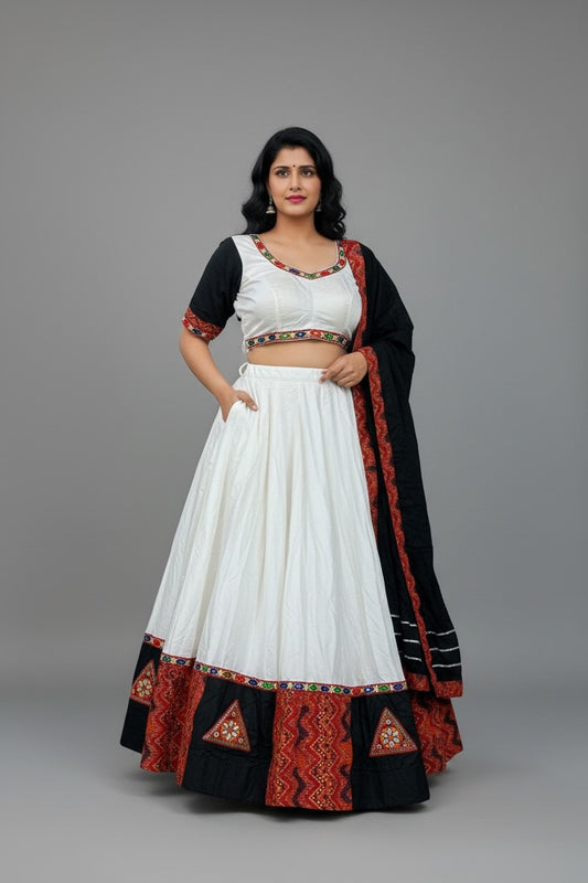 Kutchi Embroidered Navratri Lehenga Choli