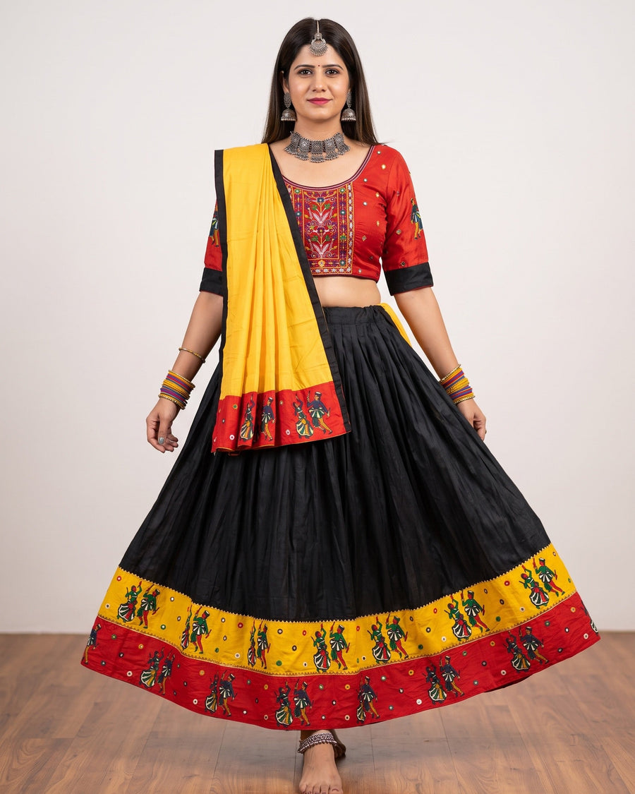 Dandiya Print Navratri Lehenga Choli