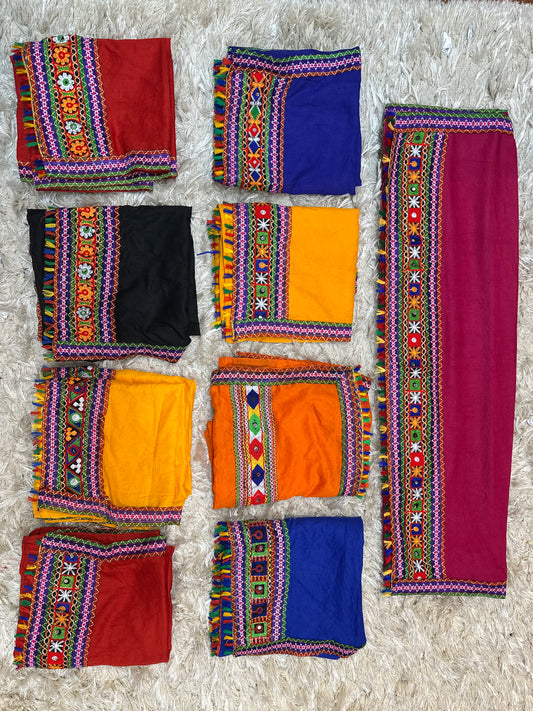 Kutchi Embroidered Mirror Work Festive Dupatta Collection