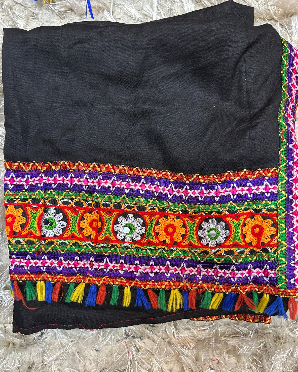 Kutchi Embroidered Mirror Work Festive Dupatta Collection