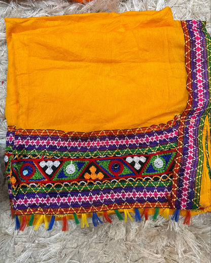 Kutchi Embroidered Mirror Work Festive Dupatta Collection