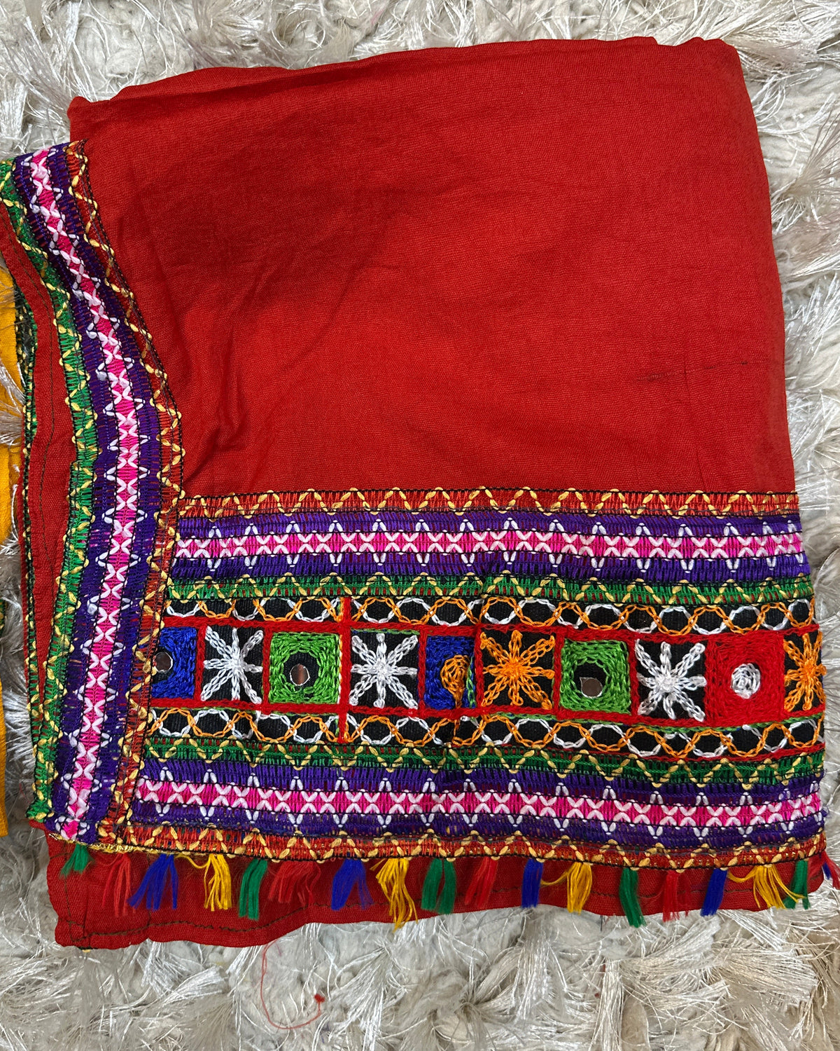 Kutchi Embroidered Mirror Work Festive Dupatta Collection