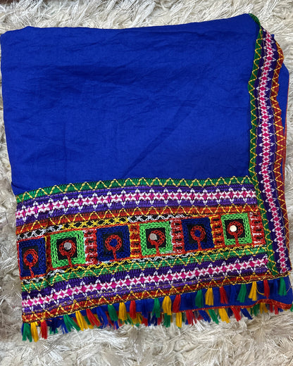 Kutchi Embroidered Mirror Work Festive Dupatta Collection