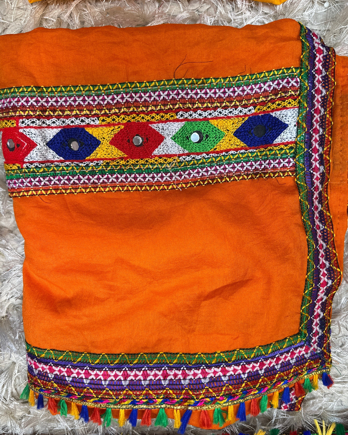 Kutchi Embroidered Mirror Work Festive Dupatta Collection