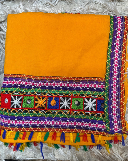 Kutchi Embroidered Mirror Work Festive Dupatta Collection