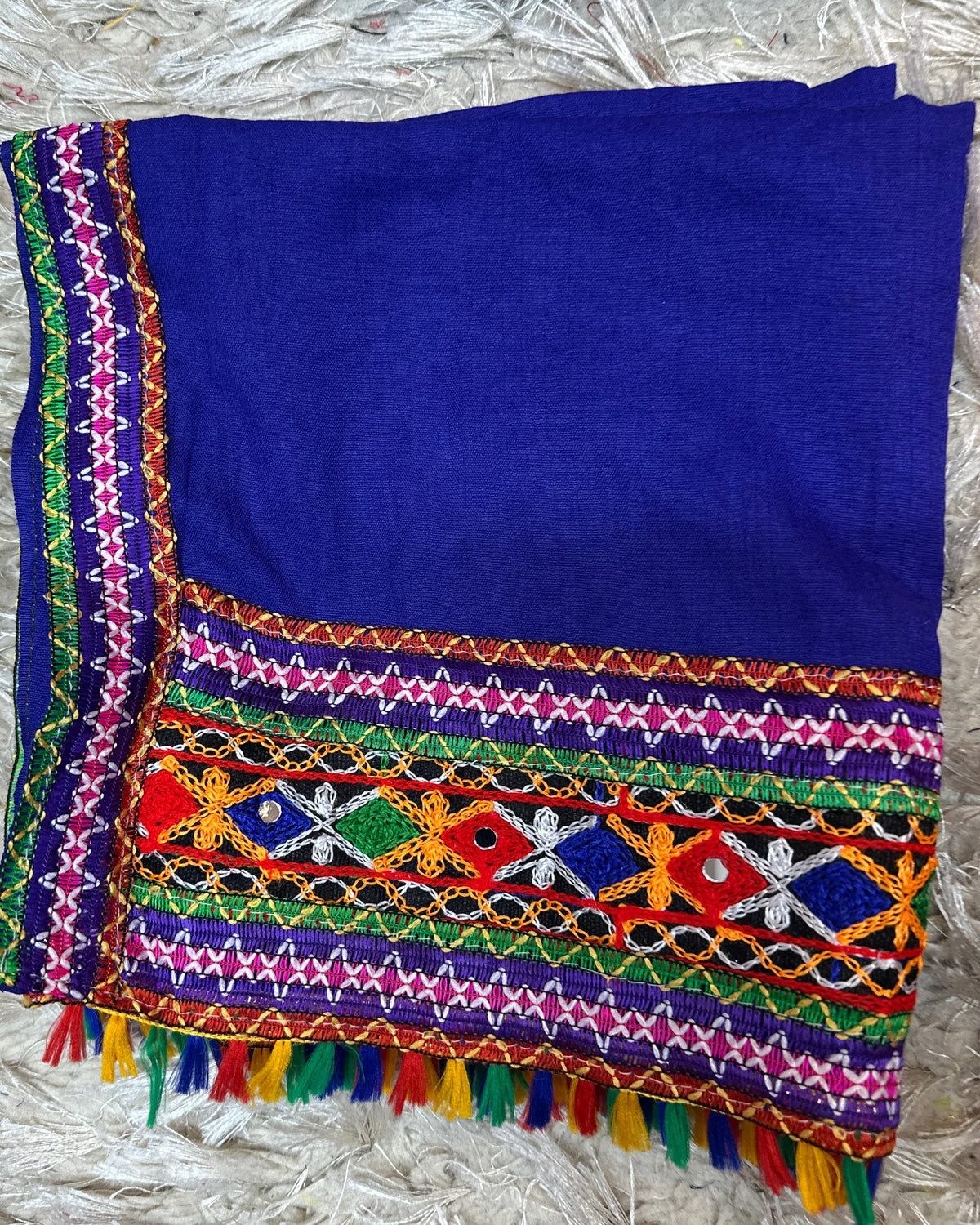 Kutchi Embroidered Mirror Work Festive Dupatta Collection